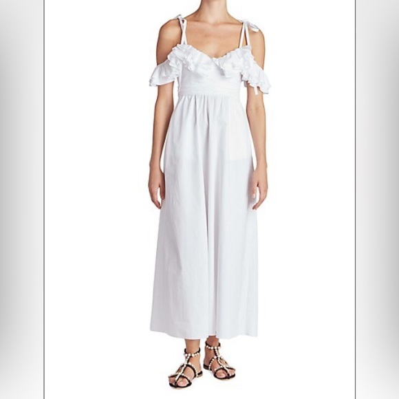 Giambattista Valli Maharani Satin & Faux Pearl Flat Sandals - Picture 12 of 15